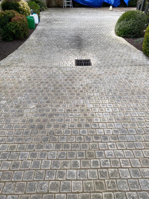 Nettoyage d'allée - Avant